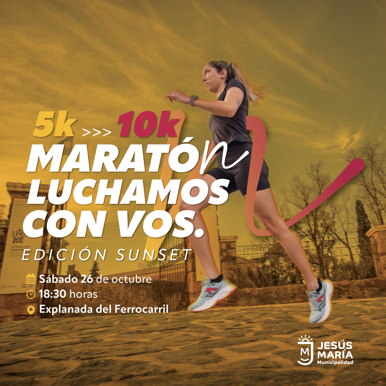 Imagen del evento Maratón Luchamos con vos Edición Sunset